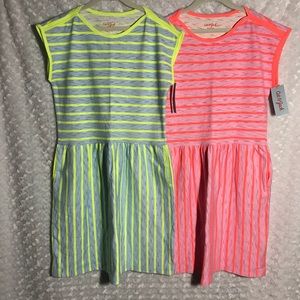 FLASH SALE! Cat & Jack Girls Stripe Dress Bundle